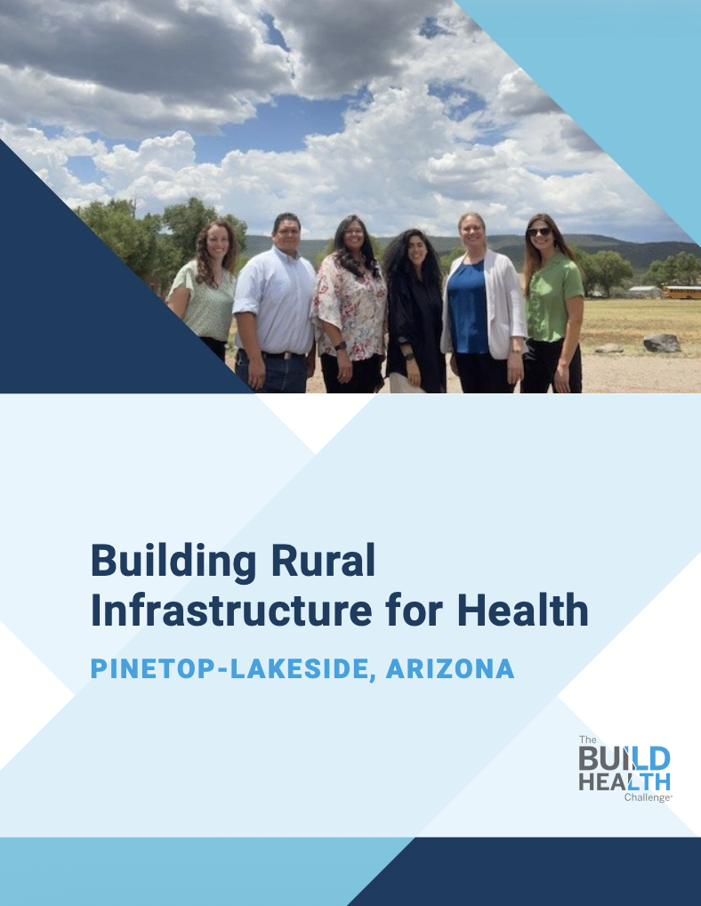 Cover of BUILD Pinetop Lakeside report. 